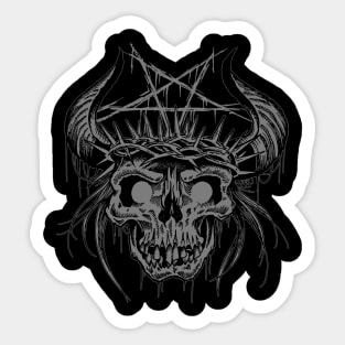 Hatesong-GreyHead Sticker